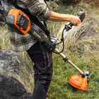 Aparador de Relva Telescópico Husqvarna 220IR + Bateria e Carregador Incluídos - Aparador de Relva Telescópico Husqvarna 220IR + Bateria e Carregador Incluídos