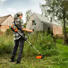 Aparador de Relva Telescópico Husqvarna 220IR + Bateria e Carregador Incluídos - Aparador de Relva Telescópico Husqvarna 220IR + Bateria e Carregador Incluídos