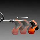 Aparador de Relva Telescópico Husqvarna 220IR + Bateria e Carregador Incluídos - Aparador de Relva Telescópico Husqvarna 220IR + Bateria e Carregador Incluídos