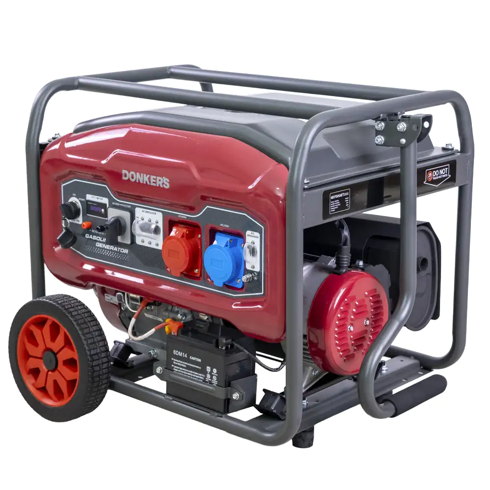 Gerador a Gasolina Donker´s GD7000ET 8.2kVA 230/400V - Gerador a Gasolina Donker´s GD7000ET 8.2kVA 230/400V