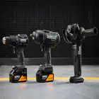 Kit XR 18V Dewalt x McLaren Berbequim + Rebarbadora + Chave de Impacto + 2 Baterias 5Ah + Mala TSTAK - Kit XR 18V Dewalt x McLaren Berbequim + Rebarbadora + Chave de Impacto + 2 Baterias 5Ah + Mala TSTAK