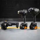 Kit XR 18V Dewalt x McLaren Berbequim + Rebarbadora + Chave de Impacto + 2 Baterias 5Ah + Mala TSTAK - Kit XR 18V Dewalt x McLaren Berbequim + Rebarbadora + Chave de Impacto + 2 Baterias 5Ah + Mala TSTAK