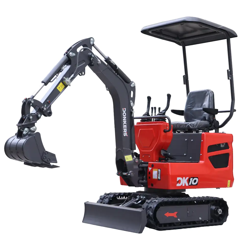 Mini Giratória Donker´s DK10-1 Premium c/ Manetes Joystick e Motor Koop 10.3 HP - Mini Giratória Donker´s DK10-1 Premium