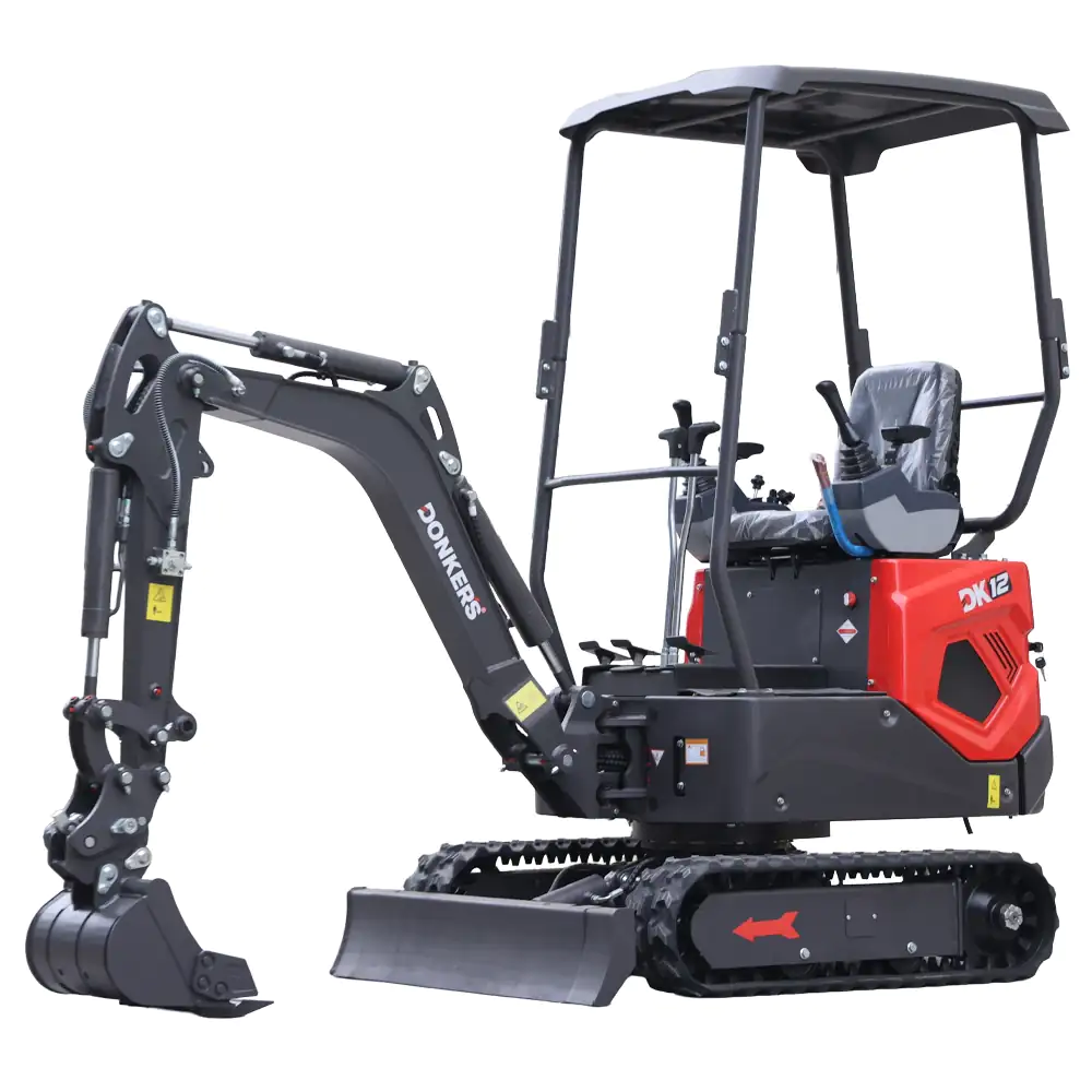 Mini Giratória Donker´s DK12-2 Premium c/ Manetes Joystick e Motor Kubota 14 HP - Mini Giratória Donker´s DK12-2 Premium