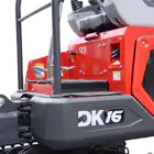 Mini Giratória Donker´s DK16-2 Premium c/ Manetes Joystick e Motor Laidong 26 HP - Mini Giratória Donker´s DK16-2 Premium