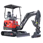 Mini Giratória Donker´s DK18-2 Premium c/ Manetes Joystick, 2 Velocidades e Motor Kubota 14 HP - Mini Giratória Donker´s DK18-2 Premium