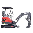 Mini Giratória Donker´s DK18-2 Premium c/ Manetes Joystick, 2 Velocidades e Motor Kubota 14 HP - Mini Giratória Donker´s DK18-2 Premium