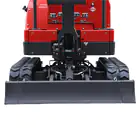 Mini Giratória Donker´s DK18-2 Premium c/ Manetes Joystick, 2 Velocidades e Motor Kubota 14 HP - Mini Giratória Donker´s DK18-2 Premium