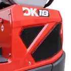 Mini Giratória Donker´s DK18-2 Premium c/ Manetes Joystick, 2 Velocidades e Motor Kubota 14 HP - Mini Giratória Donker´s DK18-2 Premium