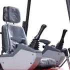 Mini Giratória Donker´s DK18-2 Premium c/ Manetes Joystick, 2 Velocidades e Motor Kubota 14 HP - Mini Giratória Donker´s DK18-2 Premium