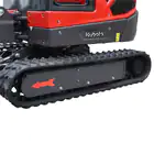 Mini Giratória Donker´s DK18-2 Premium c/ Cabine, 2 Velocidades, Joysticks e Motor Kubota 14 HP - Mini Giratória Donker´s DK18-2 Premium