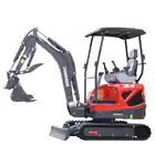 Mini Giratória Donker´s DK18-2 Premium c/ Manetes Joystick, 2 Velocidades e Motor Laidong 25 HP - Mini Giratória Donker´s DK18-2 Premium