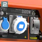 Gerador a Gasolina Premium Genergy Baqueira-S 230V 7000W - Gerador a Gasolina Premium Genergy Baqueira-S 230V 7000W