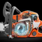 Motosserra Profissional Husqvarna 372XP X-TORQ - Motosserra profissional Husqvarna 372XP X-Torq