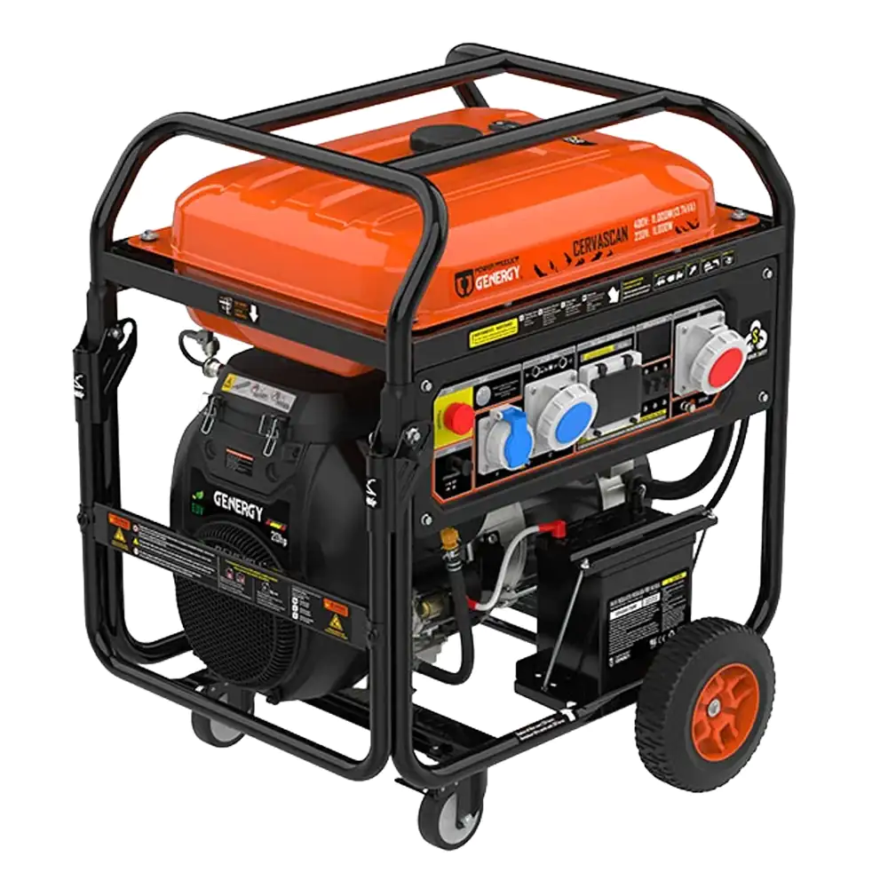 Genergy Cervascan-S 13.7 kVA Three-Phase Gasoline Generator with Electric Start - Genergy Cervascan-S 13.7 kVA Three-Phase Gasoline Generator with Electric Start