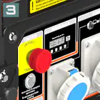 Genergy Cervascan-S 13.7 kVA Three-Phase Gasoline Generator with Electric Start - Genergy Cervascan-S 13.7 kVA Three-Phase Gasoline Generator with Electric Start