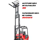 Empilhador Donker´s EP20E 60V/260Ah 2000Kg - Empilhador Donker´s EP20E 60V/260Ah 2000Kg