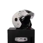 Casco blanco liso D-JET
