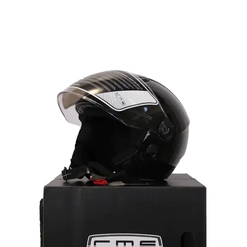 Casco D-Jet Plain Black - L