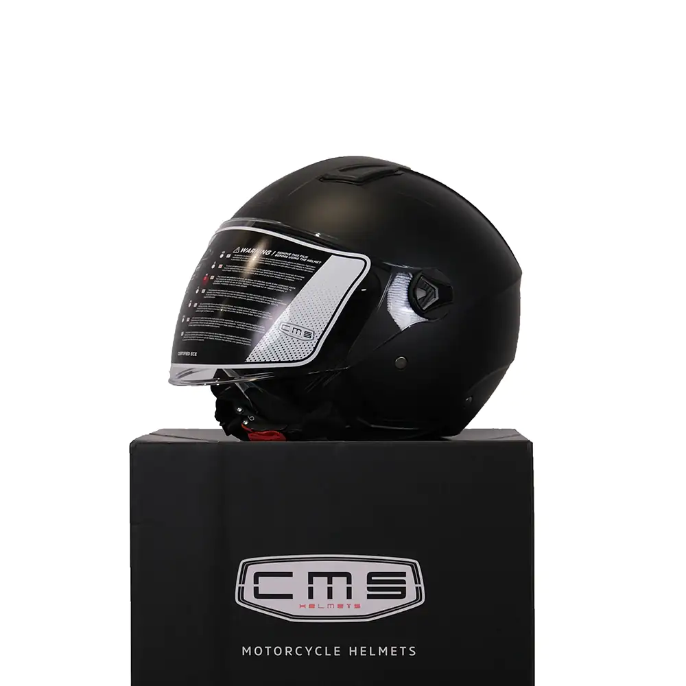 Casco D-Jet liso negro mate - Talla L