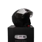 Casco D-JET liso negro mate