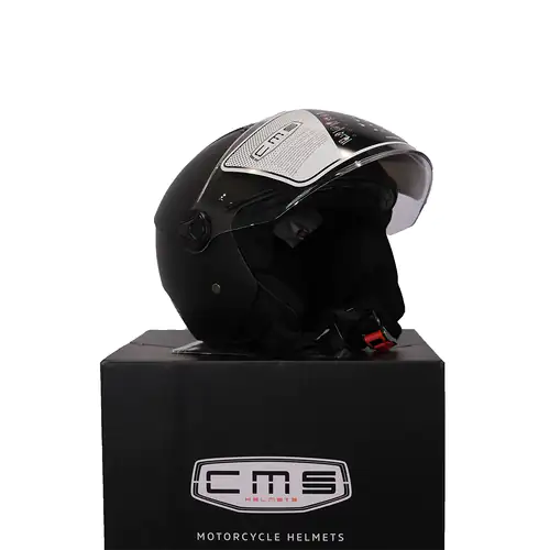 Casco D-Jet liso negro mate - Talla L