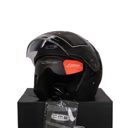 Casco Maxi-Jet negro liso talla XL