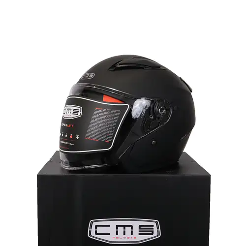 Casco Maxi-Jet negro liso talla XL
