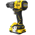 Stanley V20 18V Percussion Drill + 2 x 2Ah Batteries + Charger + Carrying Case
