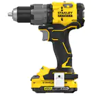 Stanley V20 18V Percussion Drill + 2 x 2Ah Batteries + Charger + Carrying Case