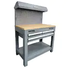 Workbench with Panel + 3 Drawers Heavyware