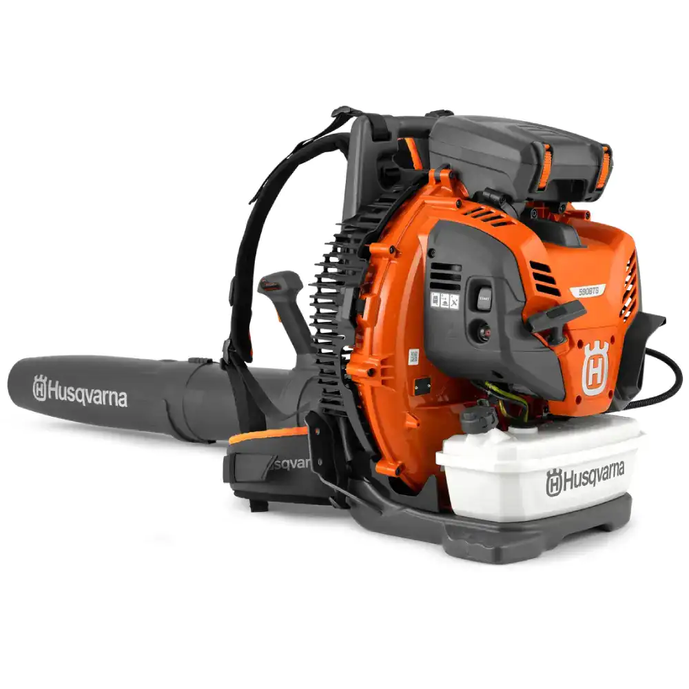 Soplador de mochila profesional Husqvarna 590BTS, 79,4 cc, 5,5 CV