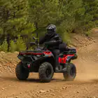 Moto 4 Loncin XWolf 550 Explorer ATV Vermelha
