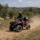 Moto 4 Loncin XWolf 550 Explorer ATV Vermelha