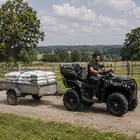 Moto 4 Loncin XWolf 550 Explorer ATV Vermelha