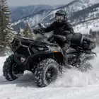Moto 4 Loncin XWolf 550 Explorer ATV Vermelha