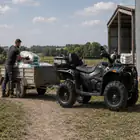 Moto 4 Loncin XWolf 550 Explorer ATV Vermelha