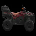 Moto 4 Loncin XWolf 550 Explorer ATV Vermelha