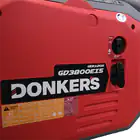 Gerador a Gasolina Inverter Insonorizado Donker´s GD3800EIS 4.5 kVA 230V c/ Arranque Elétrico