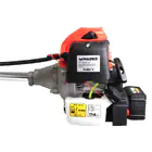 Desbrozadora de gasolina de 52 cc y 20 V con arranque eléctrico.