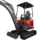 Miniexcavadora premium Donker DK20 con joysticks y motor Kubota de 25 CV.