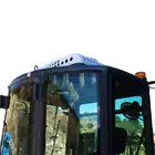 Miniexcavadora Donker DK25C con cabina, joysticks, aire acondicionado y motor Kubota de 25 CV.