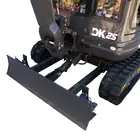 Miniexcavadora Donker DK25C con cabina, joysticks, aire acondicionado y motor Kubota de 25 CV.