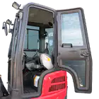 Miniexcavadora Donker DK20 Pro con cabina, 18 CV, 2 velocidades y joysticks.