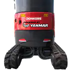 Miniexcavadora Donker DK20 Pro con cabina, 18 CV, 2 velocidades y joysticks.