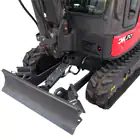 Miniexcavadora Donker DK20 Pro con cabina, 18 CV, 2 velocidades y joysticks.