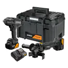 Kit Dewalt x McLaren XR 18V: Amoladora angular + llave de impacto, 2 baterías de 5 Ah DCK2225MP