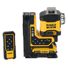Medidor Laser Autonivelante Verde 3 Linhas 360º com Comando Dewalt DCLE34035D1-QW