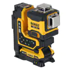 Medidor Laser Autonivelante Verde 3 Linhas 360º com Comando Dewalt DCLE34035D1-QW