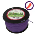 Fio Nylon Quadrado p/ Roçadora 4.5mm 680M - Fio Nylon Quadrado p/ Roçadora 4.5mm 680M